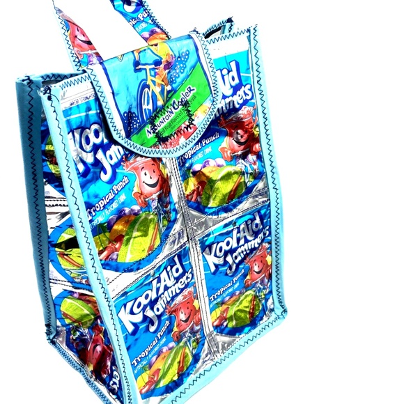 Kool-Aid Jammers Lunch Bag Tote Pouch Handmade Handle School Children Kids - Picture 7 of 7
